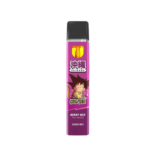 Okinawa H3 Vape Berry Mix 92% H3 1ml - Grinsekatzen, fruchtig-beerig süß einsatzbereit