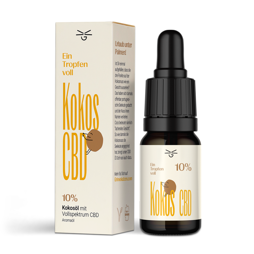 CBD Öl Vollspektrum Kokos 10%