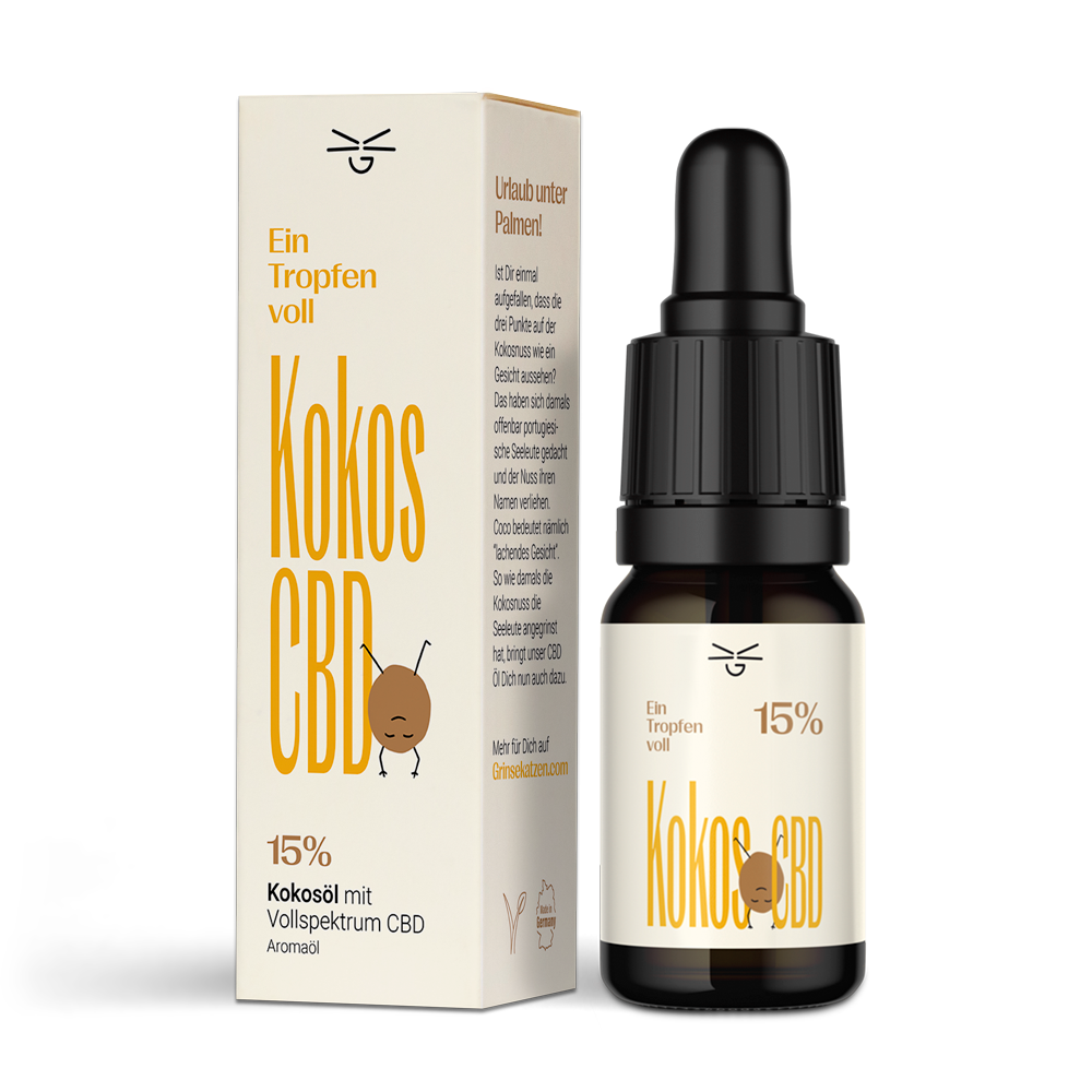 CBD Öl Vollspektrum Kokos 15%