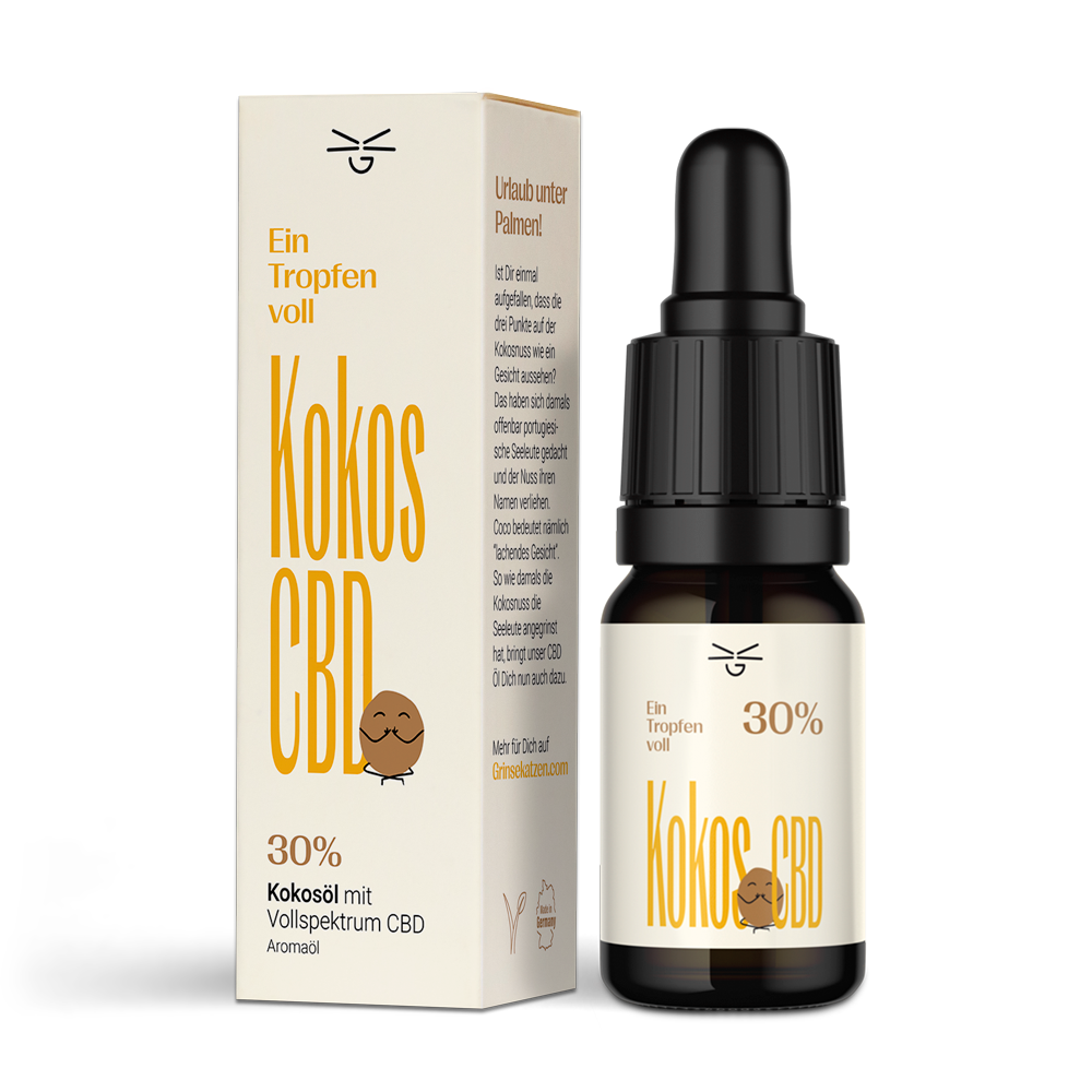 CBD Öl Vollspektrum Kokos 30%