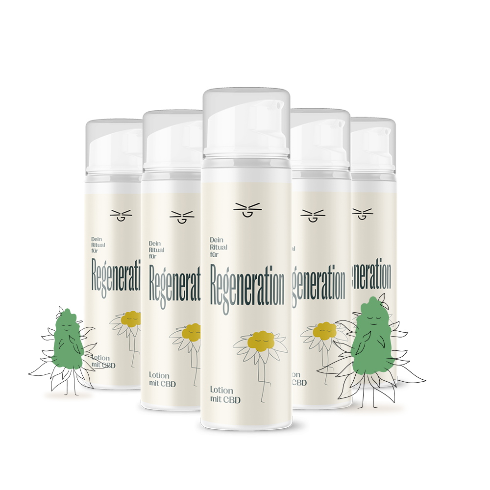5er Set CBD Lotion