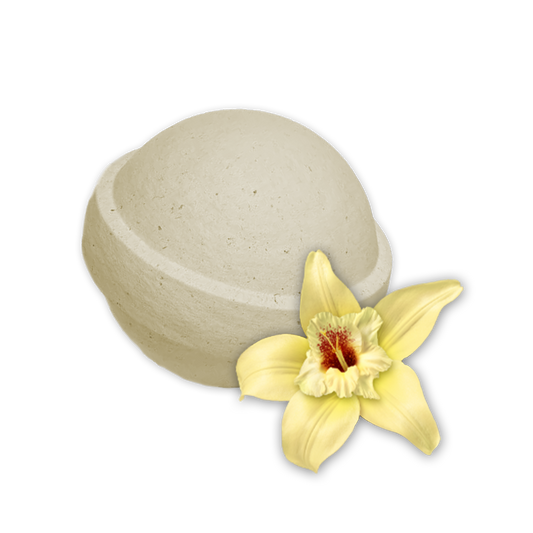 CBD Badekugel Vanille - 100mg CBD