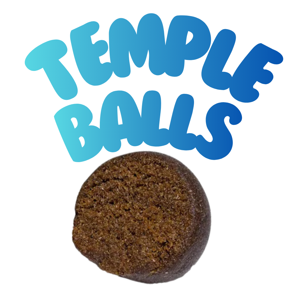 Hash Temple Balls HHC Hash 35-40% H2 - Grinsekatzen Premium, harzig-dunkel intensiv