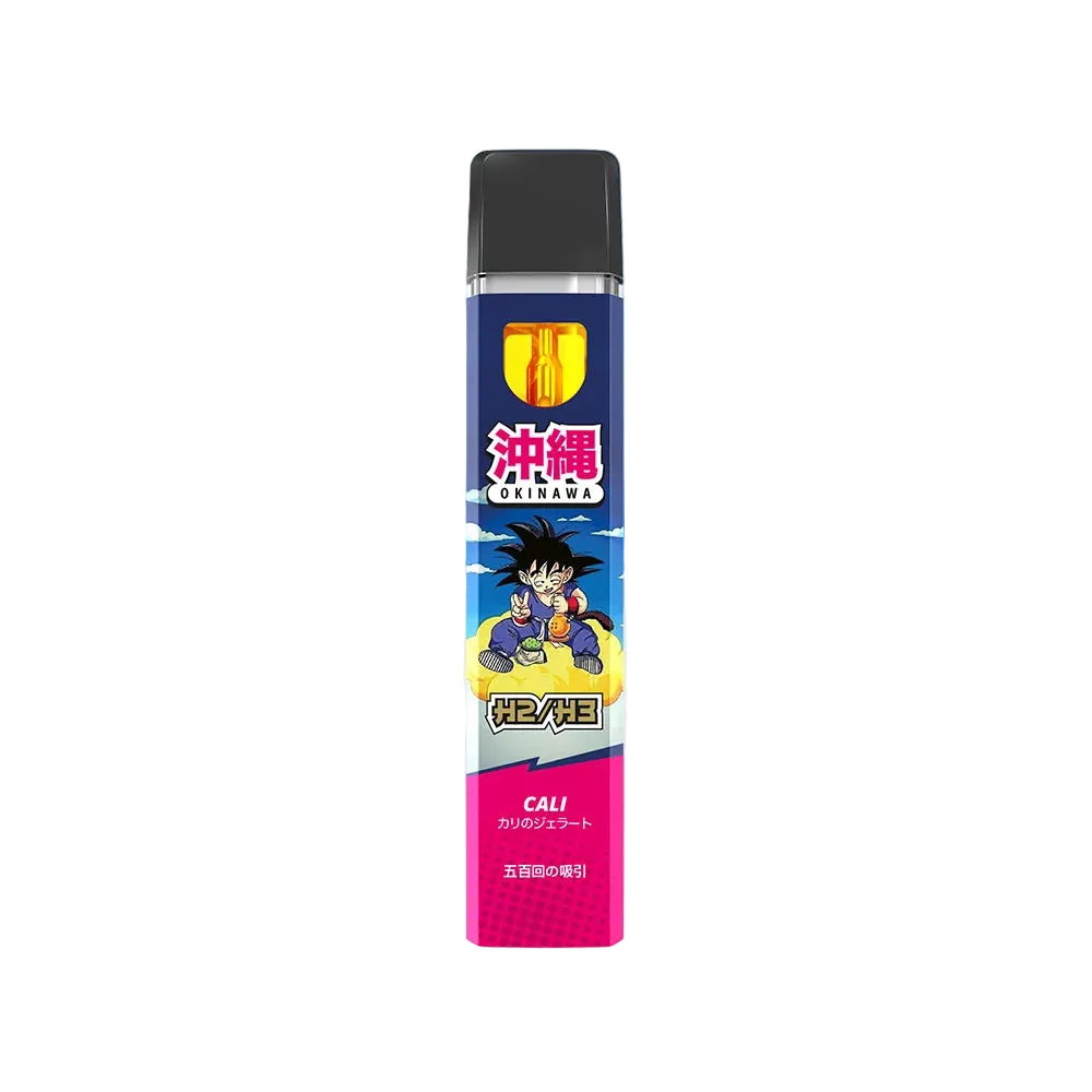 Okinawa H3 Vape Cali 92% H3 1ml - Grinsekatzen, klassisch westcoast kräuterig-erdig
