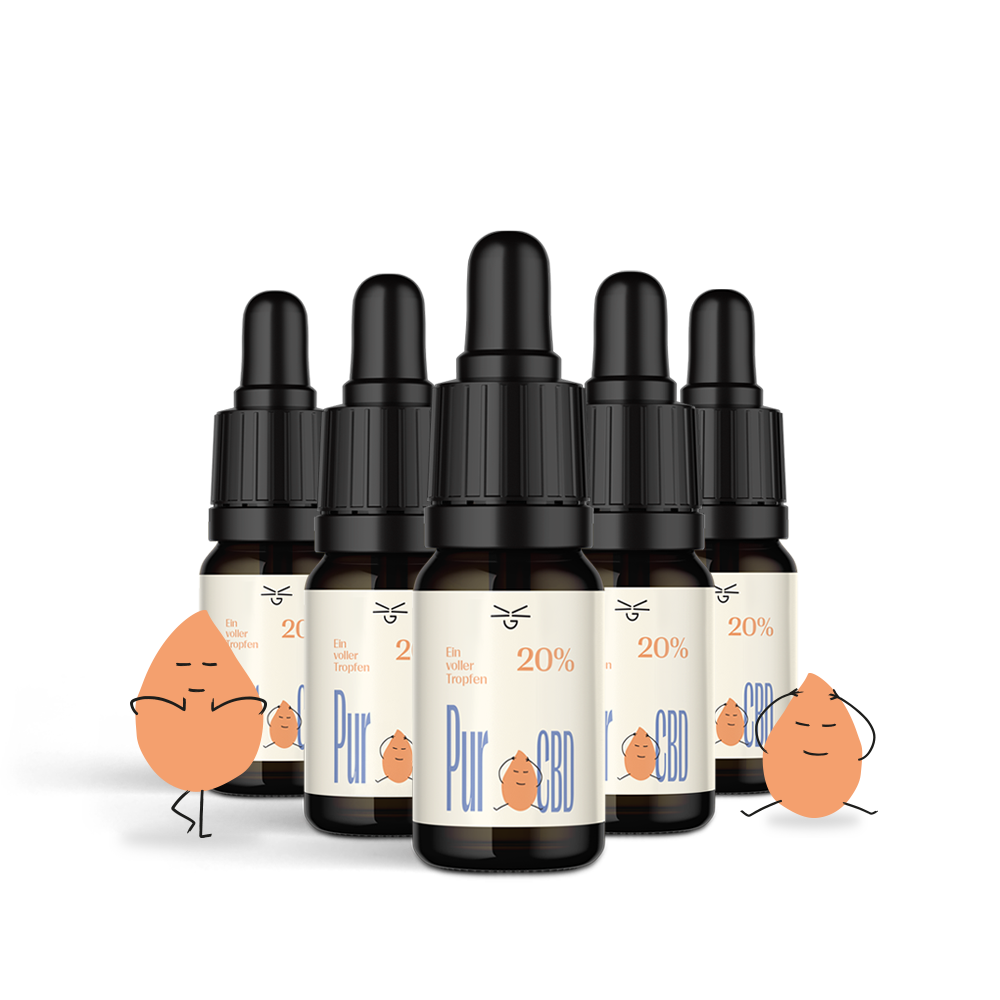 5er Set CBD Isolat 20%